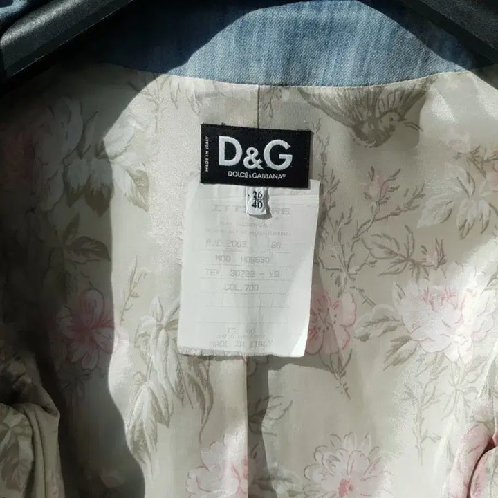 [BUNJANG] D&amp;G Victorian Denim Jacket / 06 S/S D&amp;G victorian denim jacket