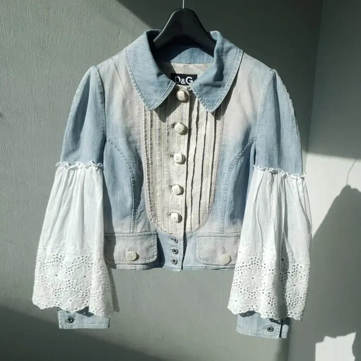 [BUNJANG] D&amp;G Victorian Denim Jacket / 06 S/S D&amp;G victorian denim jacket