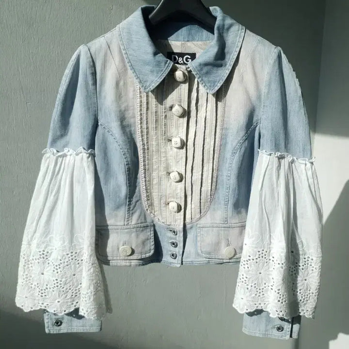 [BUNJANG] D&amp;G Victorian Denim Jacket / 06 S/S D&amp;G victorian denim jacket