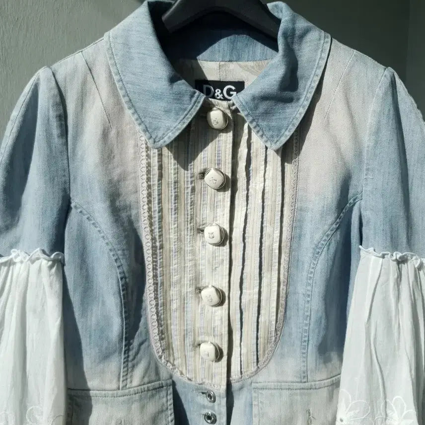 [BUNJANG] D&amp;G Victorian Denim Jacket / 06 S/S D&amp;G victorian denim jacket