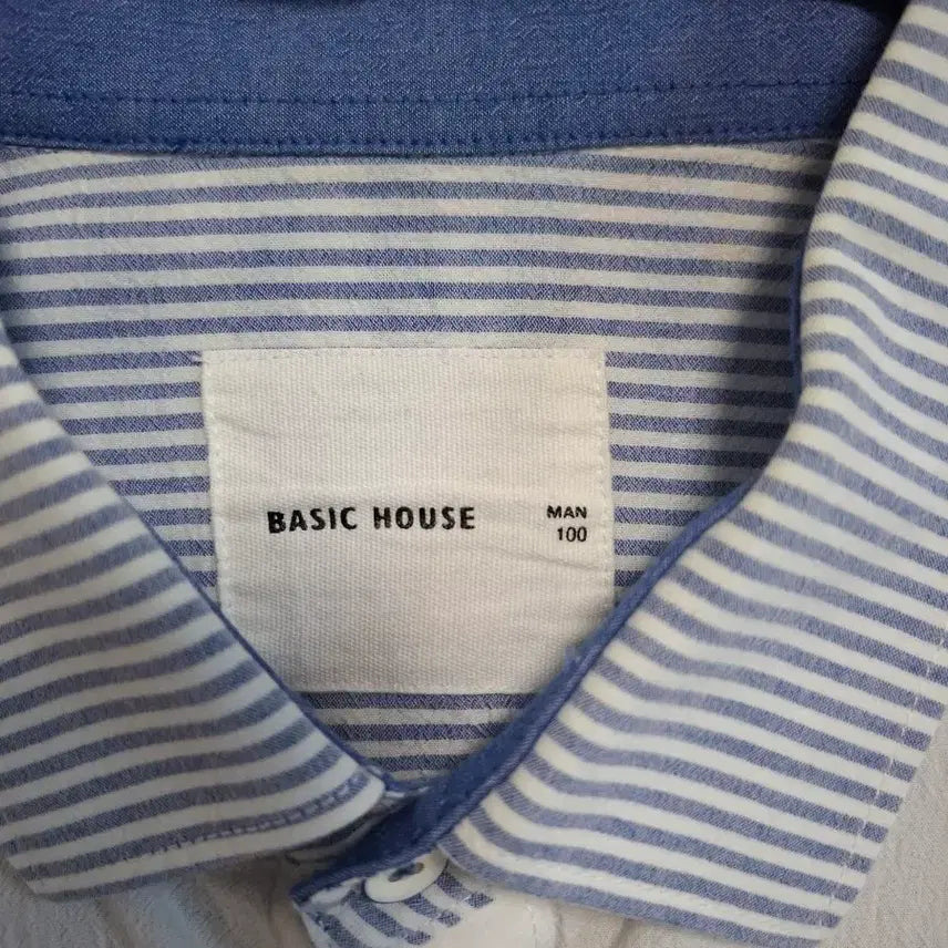 [BUNJANG] Basic House Striped Shirt / 베이직하우스 스트라이프 셔츠