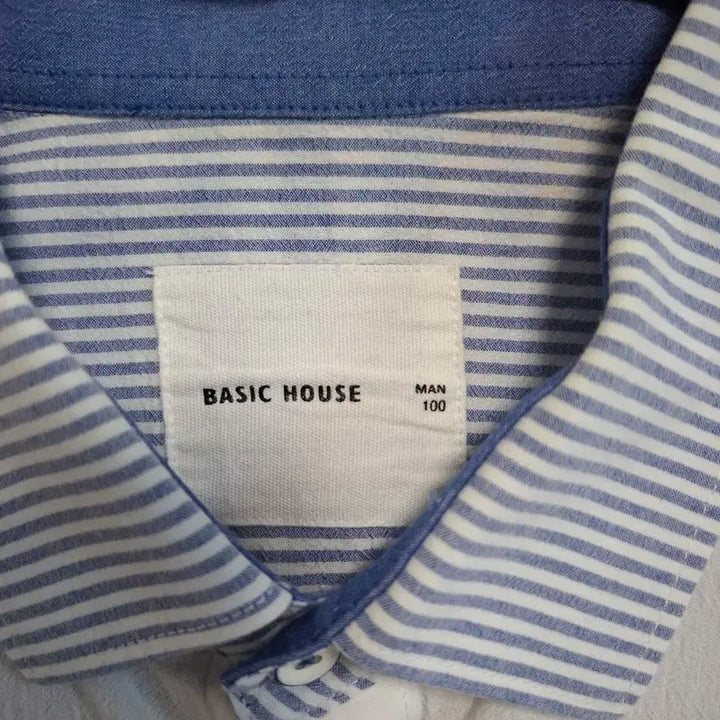 [BUNJANG] Basic House Striped Shirt / 베이직하우스 스트라이프 셔츠