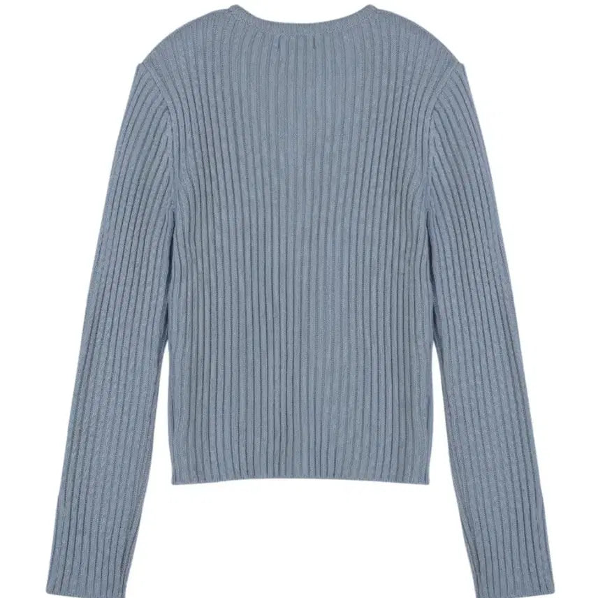 [BUNJANG] Bleti V-Neck Tie Knit Set / (새상품)블레티 브이넥 타이 니트 셋트