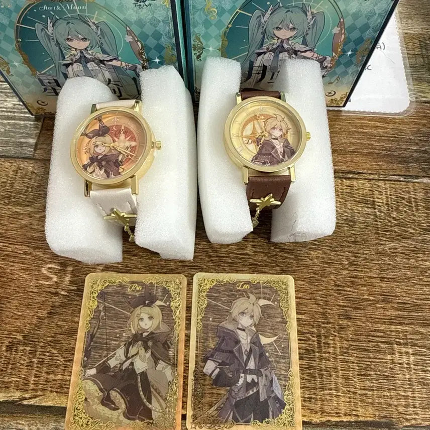 [BUNJANG] Vocaloid Kagamine Rin & Len Wristwatch Bundle Set / 보컬로이드 카가미네 린,렌 손목시계 일괄