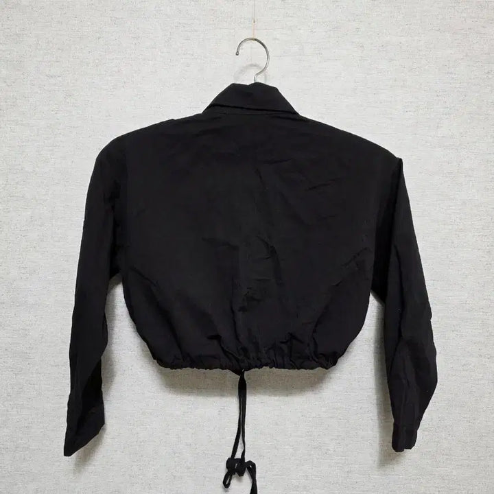 [BUNJANG] Black Cropped Field Jacket / 크롭 블랙 야상 자켓