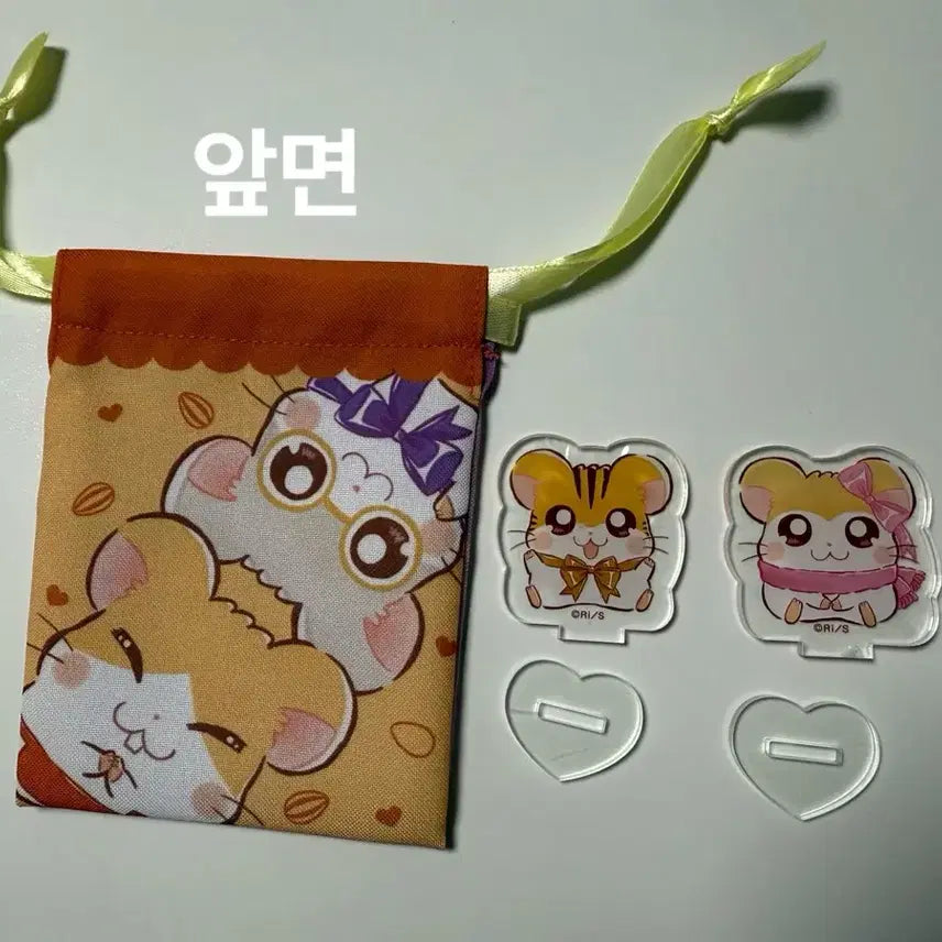 [BUNJANG] Hamster Acrylic Stand Pouch Set / 햄스터 아크릴 스탠드, 파우치 세트