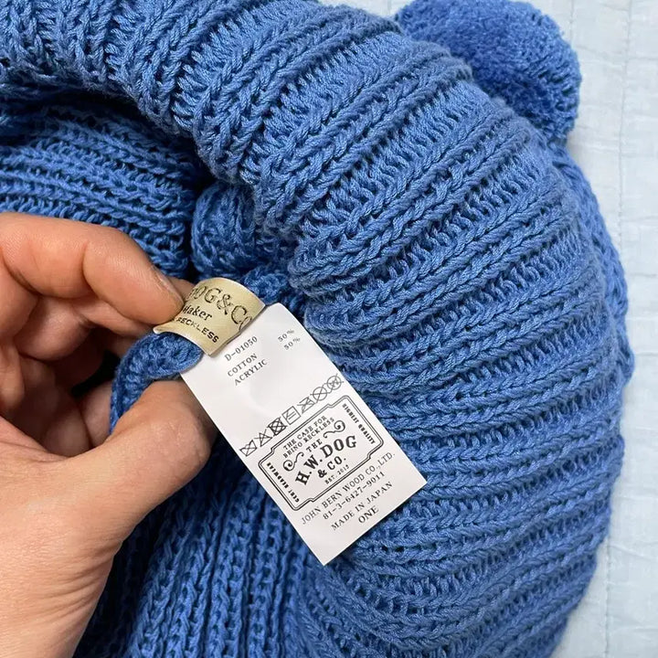 [BUNJANG] Dog & Co Big Cable Beanie / 도그앤코 빅케이블비니