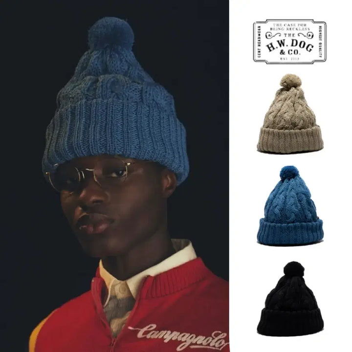 [BUNJANG] Dog & Co Big Cable Beanie / 도그앤코 빅케이블비니
