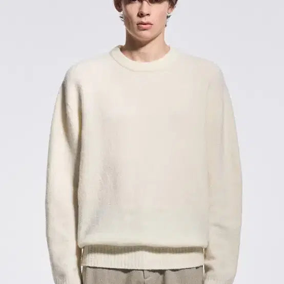 [BUNJANG] System Homme Wool Blend Knit Top / 시스템옴므 25fw신상 울블렌드 니트탑 95(100) 새상품