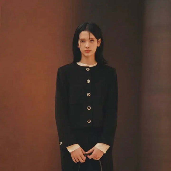 [BUNJANG] Abie Mua Black Wool Skirt / 아비에무아 블랙 울 스커트