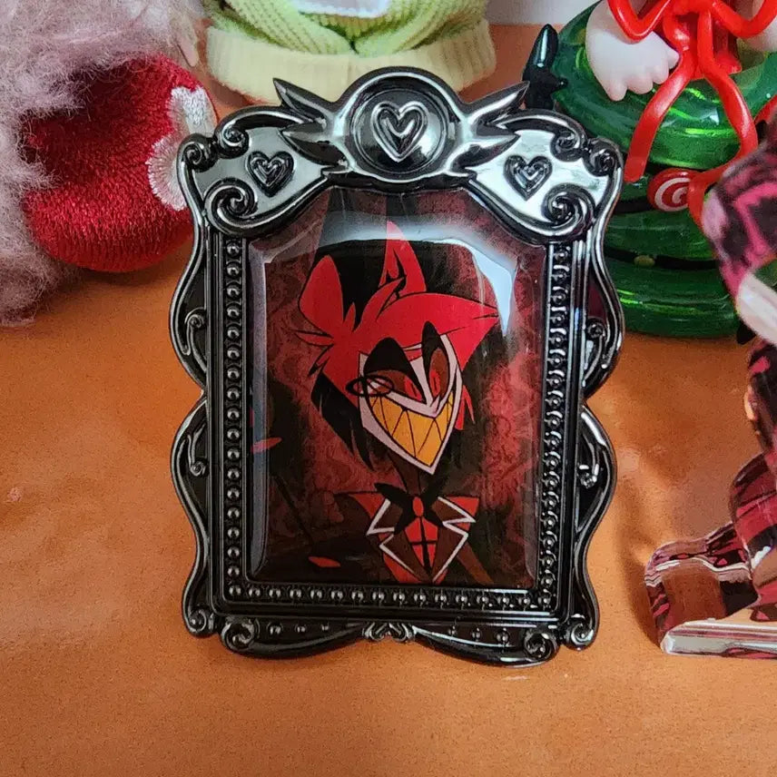 [BUNJANG] Hazbin Hotel Alastor Merch Bundle (Frame + Mug + Photocard) / 해즈빈호텔 알래스터 굿즈 판매 (액자 + 머그컵 + 프박)