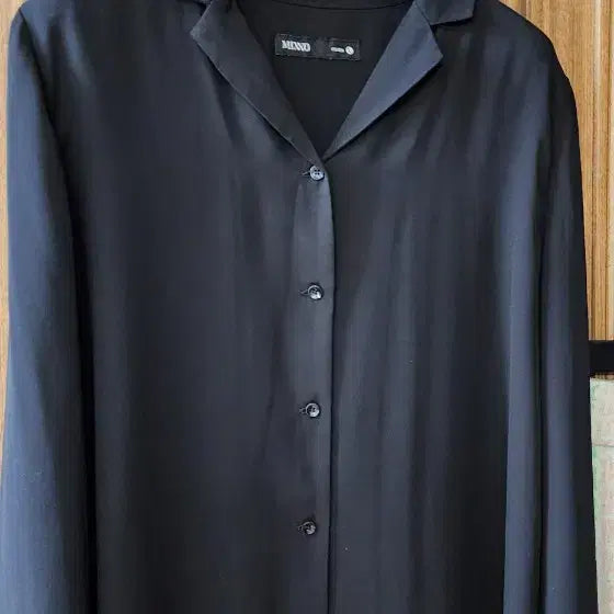 [BUNJANG] MIXXO Black Blouse - Large / 미쏘 블랙 블라우스 라지