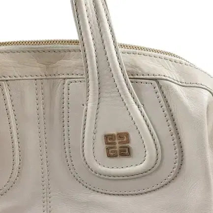 [BUNJANG] Givenchy Nightingale Ivory Leather Tote Bag / 지방시 나이팅게일