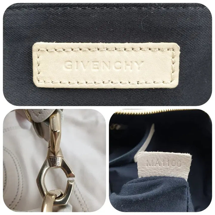 [BUNJANG] Givenchy Nightingale Ivory Leather Tote Bag / 지방시 나이팅게일