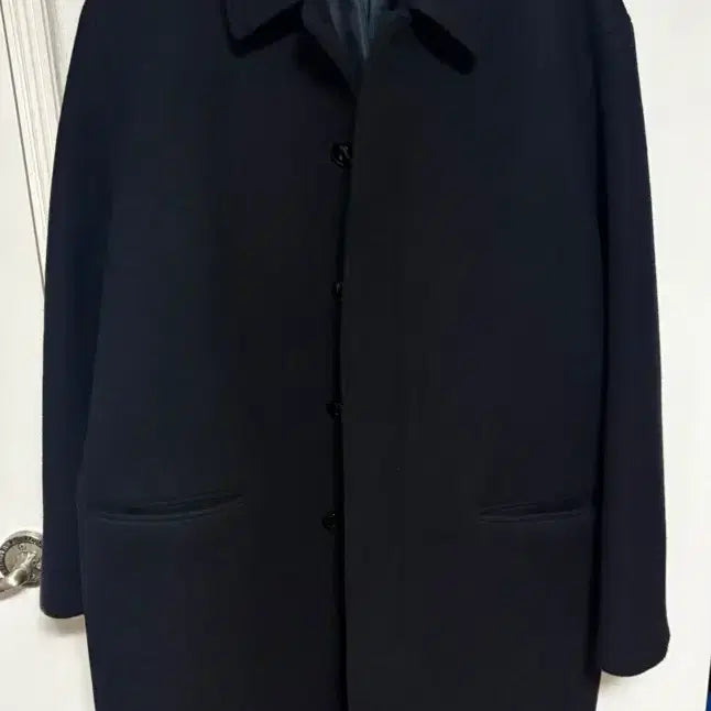 [BUNJANG] Pottery Melton Wool Mac Coat Dark Navy / [3] 22fw 포터리 멜튼 울 맥코트 다크네이비