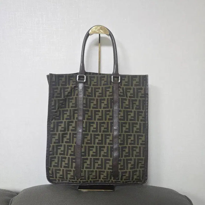 [BUNJANG] Fendi FF Zucca Vertical Bag / 펜디 남성 FF 주카 세로백