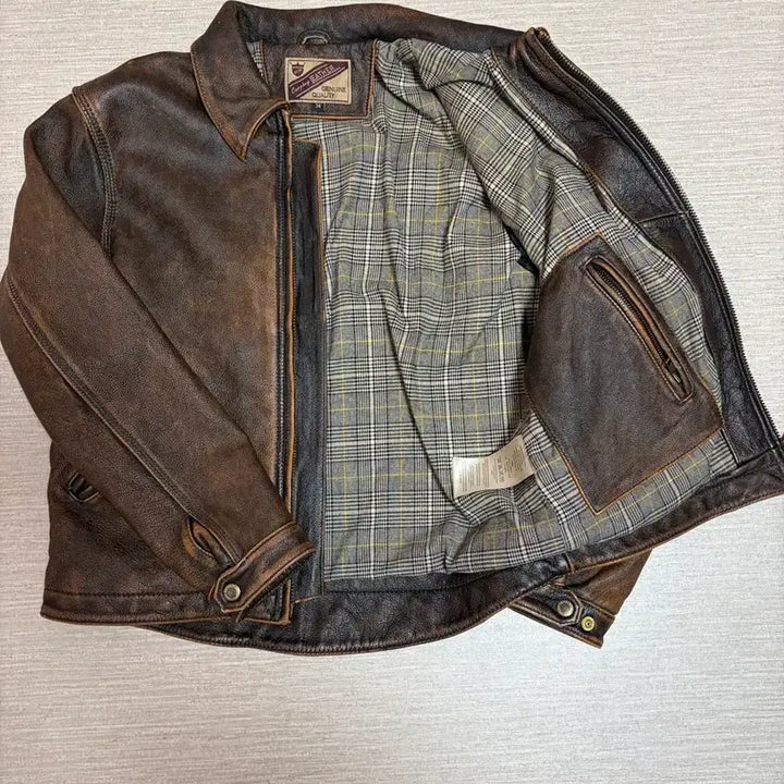 [BUNJANG] Sunny Leather Detroit Leather Jacket / 타오바오 써니레더 디트로이트 가죽자켓 S