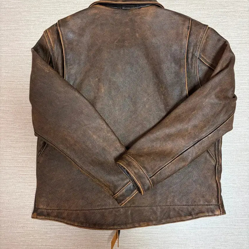 [BUNJANG] Sunny Leather Detroit Leather Jacket / 타오바오 써니레더 디트로이트 가죽자켓 S