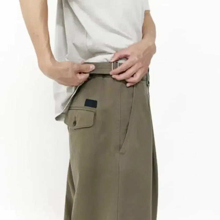 [BUNJANG] Polytelu 3.0 Khaki Olive Shorts / [3] 폴리테루 소팬츠 3.0 카키 올리브