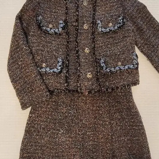 [BUNJANG] Lucky Chouette Tweed Set / 럭키슈에뜨