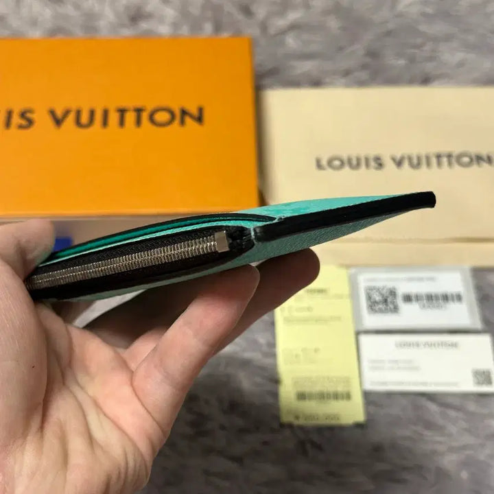 [BUNJANG] Louis Vuitton Eclipse Card Holder Miami Green Wallet / [풀구성] 루이비통 이클립스 카드홀더 지갑 마이애미 그린