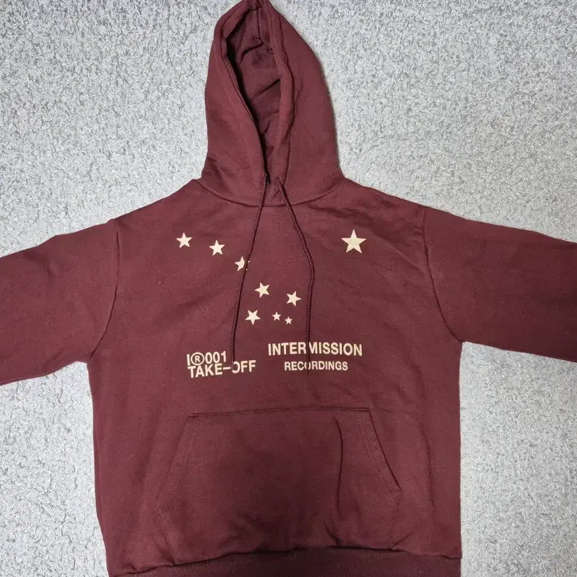 [BUNJANG] Hoodie / 버건디 기모 후드티(상태좋음)