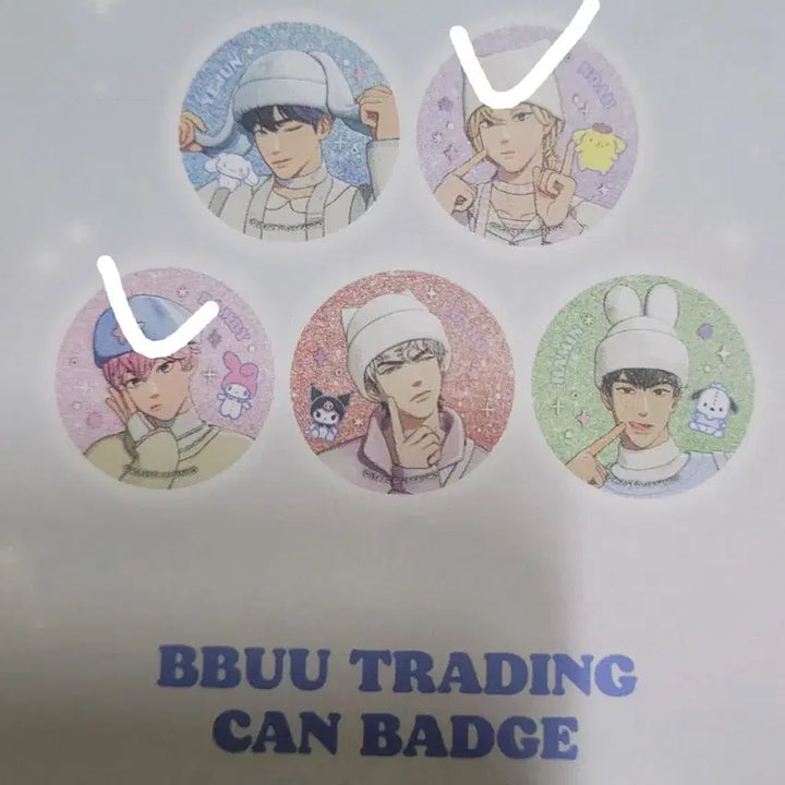 [BUNJANG] PLAVE Noah Bambi Can Badge Set / 플레이브 플뿌 캔뱃지 노아 밤비 세트