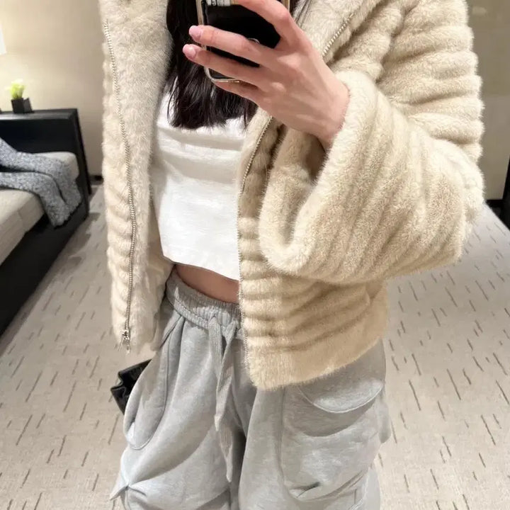 [BUNJANG] Moee Goose Down Puffer Jacket / 새상품 moee 퍼자켓 구스안감100