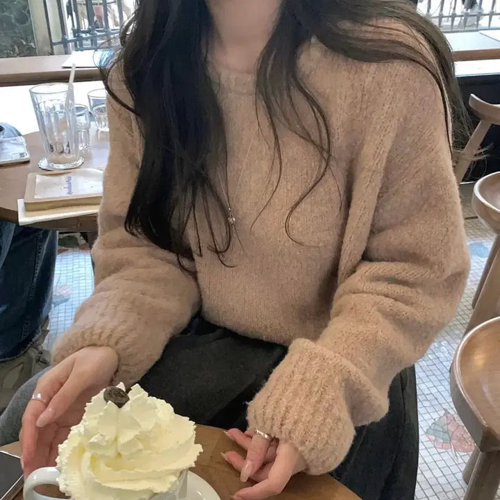 [BUNJANG] Live Our Beige Knit / 리브아워 베이지 니트