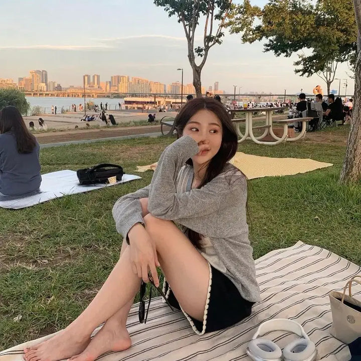 [BUNJANG] Lazy Shop Knit Pants / 레이지샵 니트팬츠