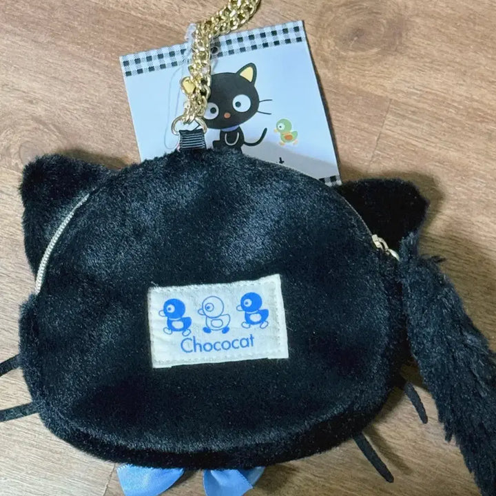 [BUNJANG] Sanrio Chococat Face Strap Keyring Pouch / 일본 산리오 고양이모임 니코모임 초코캣 페이스 스트랩 키링 파우치