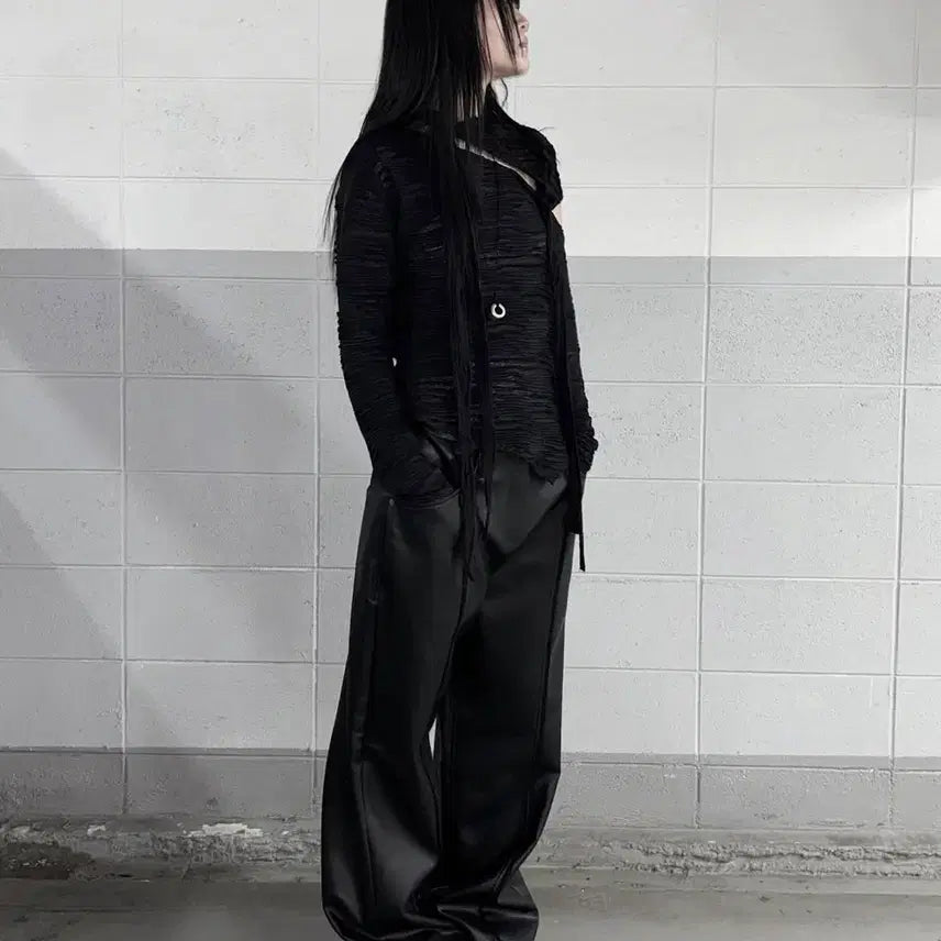 [BUNJANG] Bohemian Seoul 2000 Archives Trimming Bird Leather Pants / (새상품) 0104 레더팬츠 보헤미안서울 2000아카이브스 트리밍버드