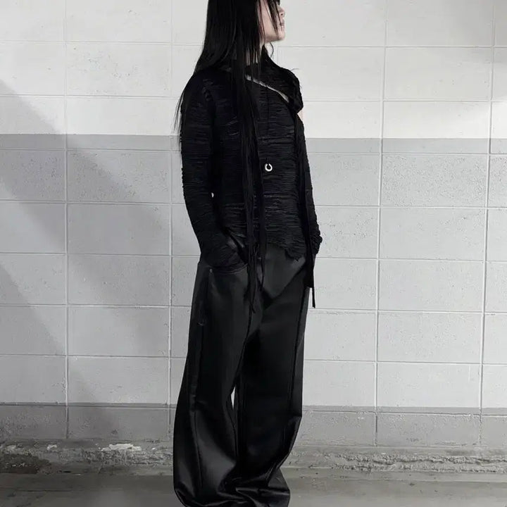 [BUNJANG] Bohemian Seoul 2000 Archives Trimming Bird Leather Pants / (새상품) 0104 레더팬츠 보헤미안서울 2000아카이브스 트리밍버드