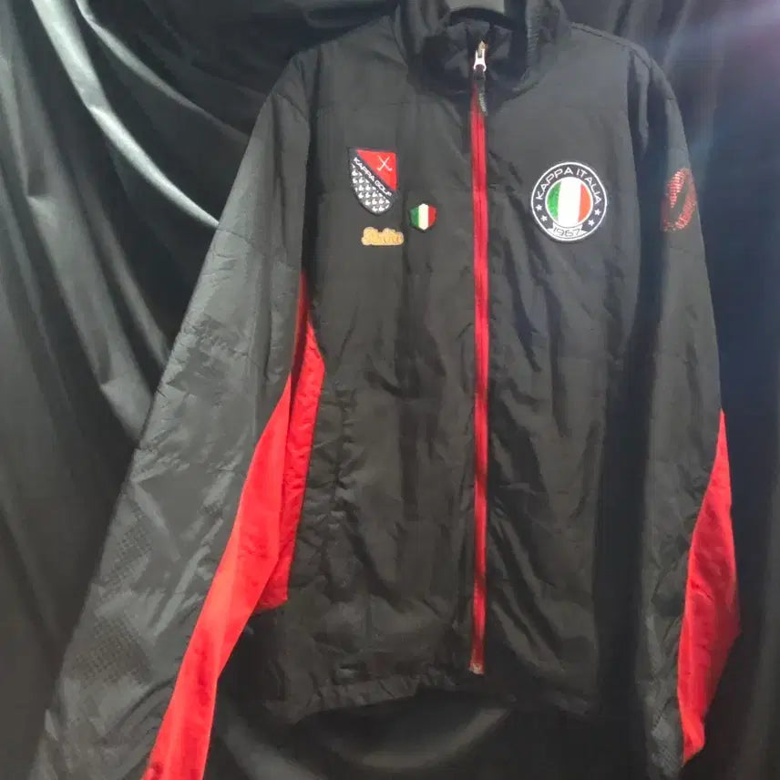 [BUNJANG] Kappa Golf Color Block Windbreaker Jacket / 일본판 카파 골프 배색 절개 블루종 바람막이 자켓