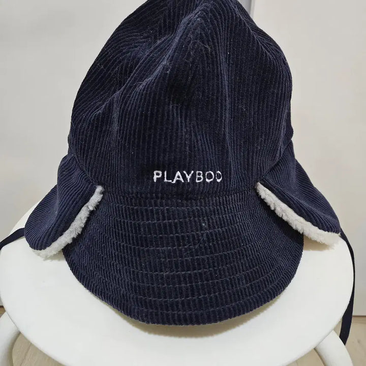 [BUNJANG] Playbo Corduroy Bucket Hat Navy / *새상품* 플레이부 코듀로이 버킷햇 모자 네이비