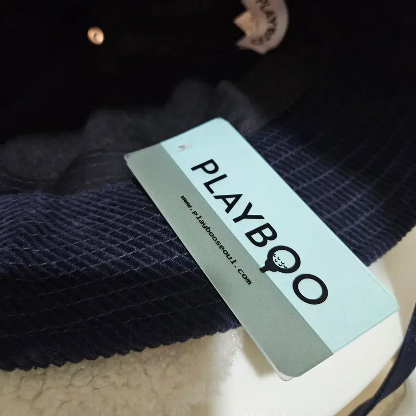 [BUNJANG] Playbo Corduroy Bucket Hat Navy / *새상품* 플레이부 코듀로이 버킷햇 모자 네이비