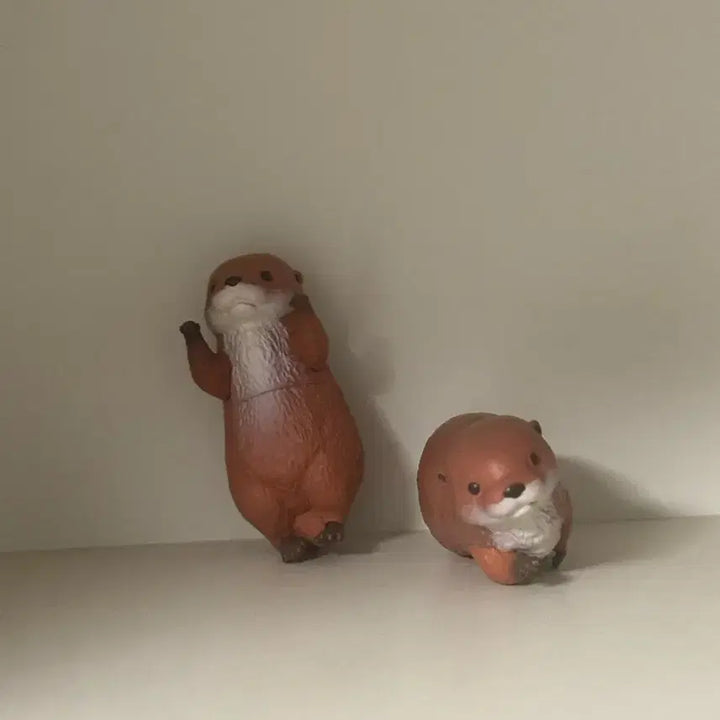 [BUNJANG] Floating Otter Gacha Figure Set / 물에 뜨는 수달 가챠 2개