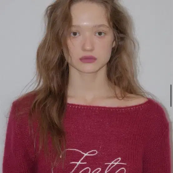 [BUNJANG] Poeto Kid Mohair Knit Sweater / 포에토 퍼플 키딩 키드모헤어 니트
