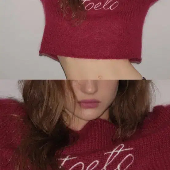 [BUNJANG] Poeto Kid Mohair Knit Sweater / 포에토 퍼플 키딩 키드모헤어 니트