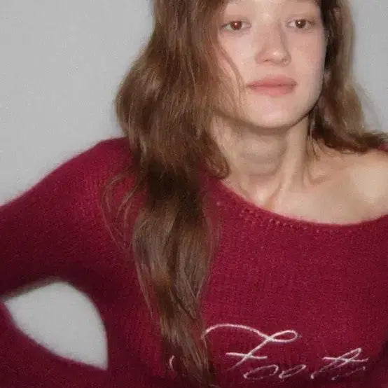 [BUNJANG] Poeto Kid Mohair Knit Sweater / 포에토 퍼플 키딩 키드모헤어 니트