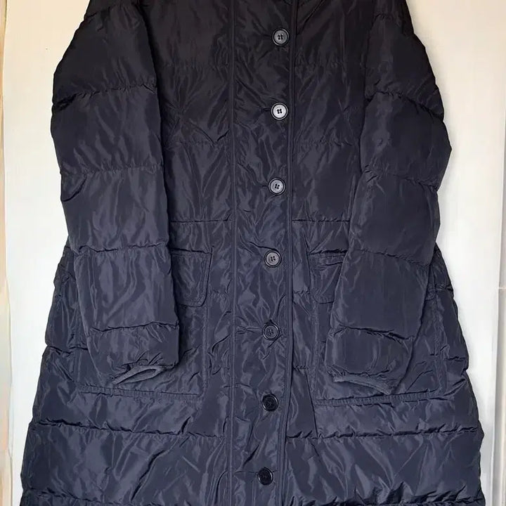 [BUNJANG] ASPESI Women's Long Down Padded Jacket XS Navy Black / ASPESI 여성 롱 다운 패딩 XS 네이비블랙