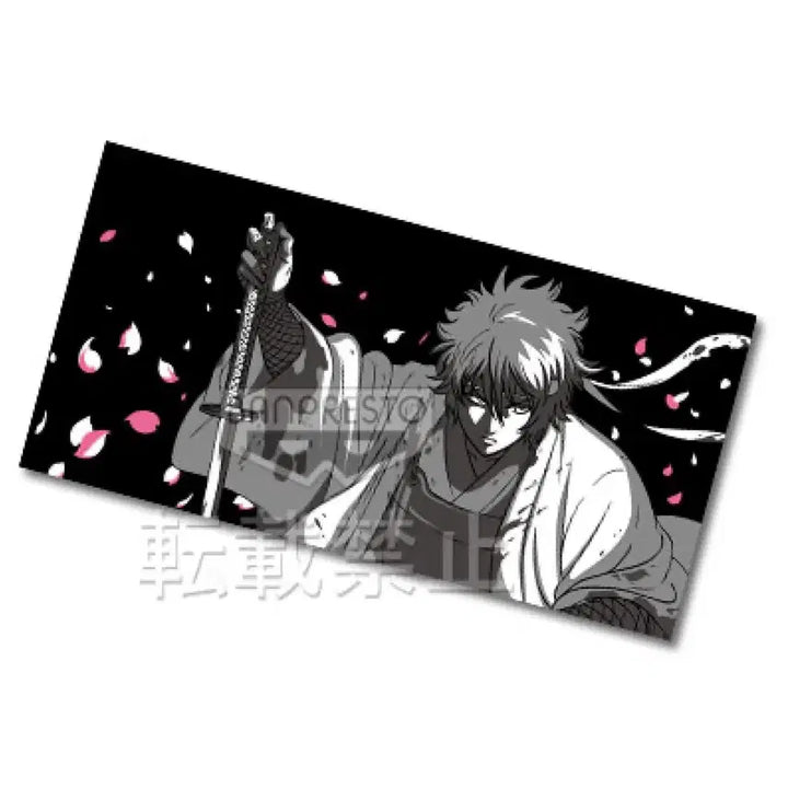[BUNJANG] Gintama Gintoki White Yaksha Classic Towel Poster / 은혼 고전 쿠지d상 긴토키 백야차 흑백 타올포스터 제일복권 삼젯피규어가챠