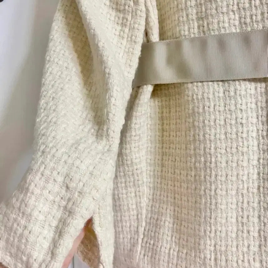 [BUNJANG] Urbane Ivory Tweed Jacket / urbane 아이보리 트위드 자켓