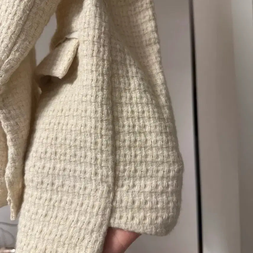 [BUNJANG] Urbane Ivory Tweed Jacket / urbane 아이보리 트위드 자켓