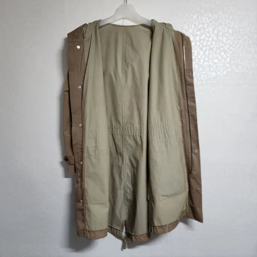 [BUNJANG] Maison Planer Fishtail Parka Beige / [50] 메종 플라네르 / 피쉬테일 파카 베이지