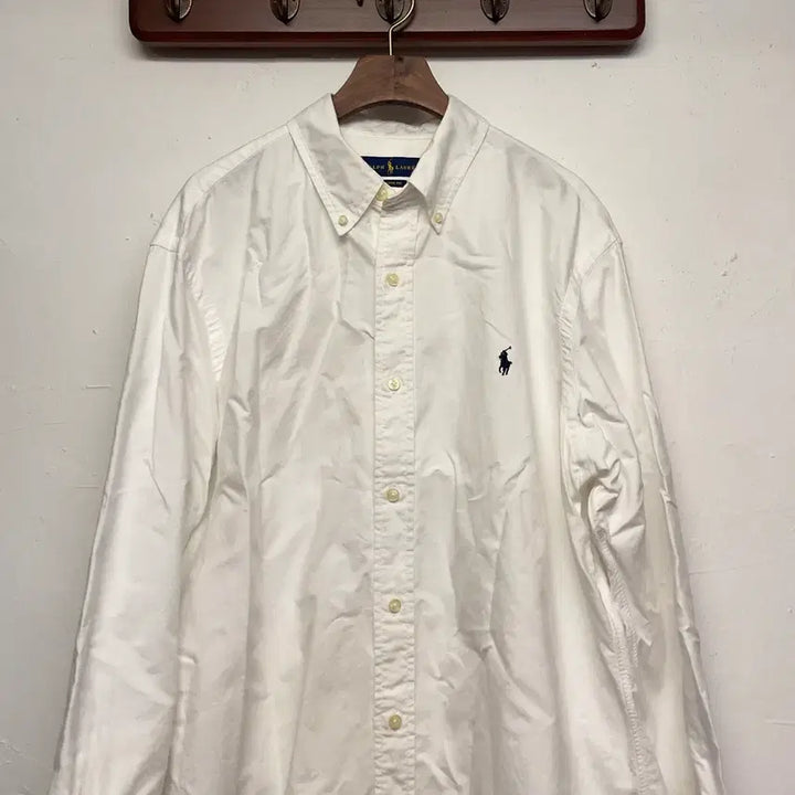 [BUNJANG] Polo Ralph Lauren Oxford White Shirt / 폴로 랄프로렌 옥스포드 화이트 셔츠