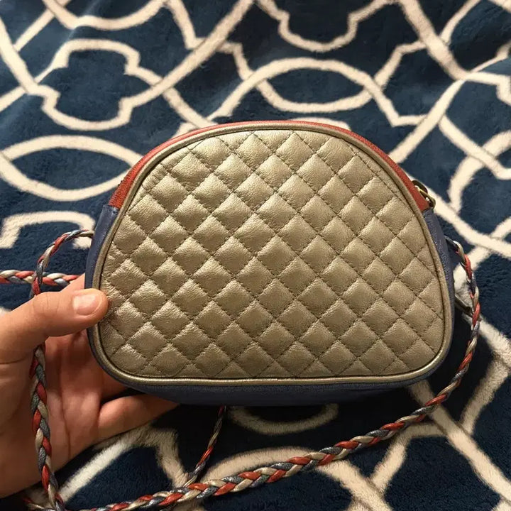 [BUNJANG] Gucci Laminated Mini Metallic Shoulder Bag / 구찌 라미네이트 미니 메탈릭 숄더백