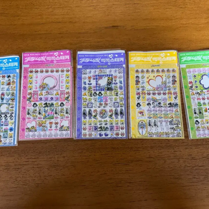 [BUNJANG] Sailor Moon Epoch Vintage Diary Sticker Bundle Set / 미개봉) 세일러문 엑폭 스티커 빈티지 다이어리 스티커 코디스티커(일괄)