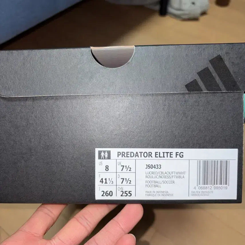 [BUNJANG] Predator Elite FG Soccer Cleats / [새상품] 260 프레데터 엘리트 FG 축구화