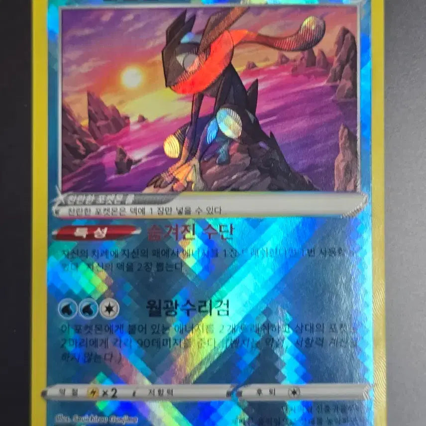 [BUNJANG] Shiny Greninja Card / 찬란한 개굴닌자 양도